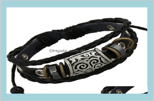 charm drop delivery 2021 ly design handmade fashion retro pierced ring infinity charms for men leather rope bracelets jewelry xnwy6824038, Golden;silver
charm drop delivery 2021 ly design handmade fashion retro pierced ring infinity charms for men leather rope bracelets jewelry xnwy6824038, Golden;silver