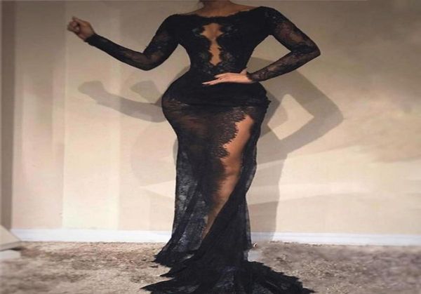 black mermaid prom dresses long high side split long sleeves evening dress see through zipper open neck cocktail party gowns1813119
black mermaid prom dresses long high side split long sleeves evening dress see through zipper open neck cocktail party gowns1813119