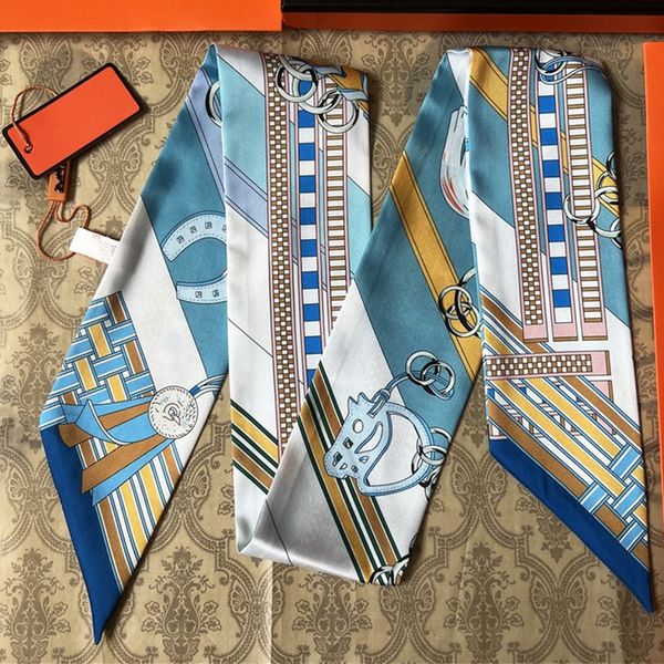 2023 fashion high-end luxury scarf everything match personality thin narrow band with wrist strap classic scarf ribbon, Blue;gray
2023 fashion high-end luxury scarf everything match personality thin narrow band with wrist strap classic scarf ribbon, Blue;gray