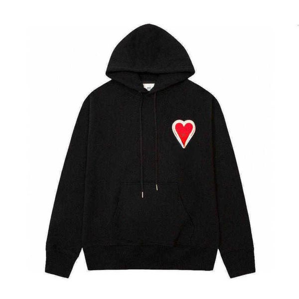amis designer mens embroidery hoodie high street hoody women sweatshirts red heart long sleeve couples paris crew neck fashion new e2as, Black
amis designer mens embroidery hoodie high street hoody women sweatshirts red heart long sleeve couples paris crew neck fashion new e2as, Black