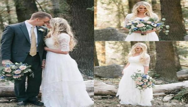 western country bohemian forest wedding dresses lace chiffon modest v neck half sleeves long bridal gowns plus size dress for wedd9287876, White
western country bohemian forest wedding dresses lace chiffon modest v neck half sleeves long bridal gowns plus size dress for wedd9287876, White