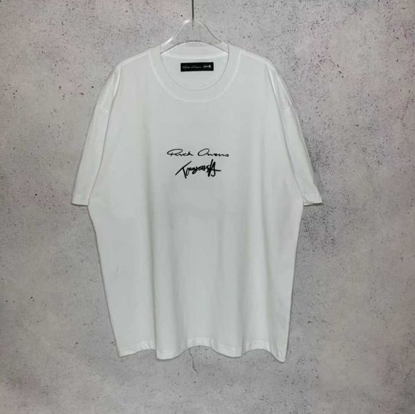 rick original tee casual t-shirt rick ownes designer oversized cotton men hiphop streetwear mens tees k9, White;black
rick original tee casual t-shirt rick ownes designer oversized cotton men hiphop streetwear mens tees k9, White;black