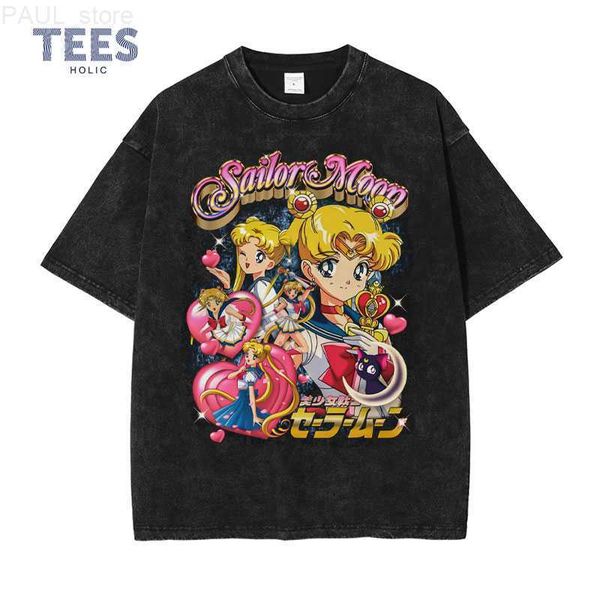 men's t-shirts tsukino usagi pattern t shirt men vintage washed sailor moon t-shirts oversized streetwear manga short sleeve tees cott, White;black
men's t-shirts tsukino usagi pattern t shirt men vintage washed sailor moon t-shirts oversized streetwear manga short sleeve tees cott, White;black