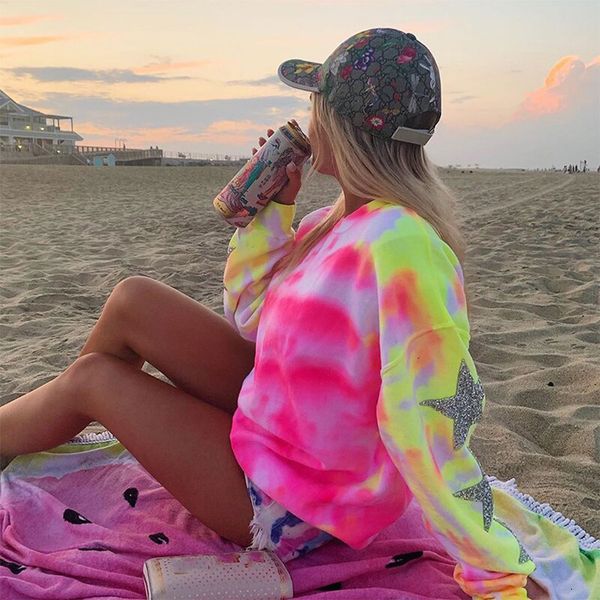 women's hoodies sweatshirts women casual tie dye printing crewneck harajuku sweatshirt loose streetwear y2k long sleeve hoodies plus si, Black
women's hoodies sweatshirts women casual tie dye printing crewneck harajuku sweatshirt loose streetwear y2k long sleeve hoodies plus si, Black