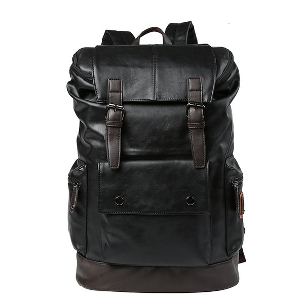school bags luxury brand leather men backpack youth large capacity travel boy lapbag male business shoulder black 230629
school bags luxury brand leather men backpack youth large capacity travel boy lapbag male business shoulder black 230629