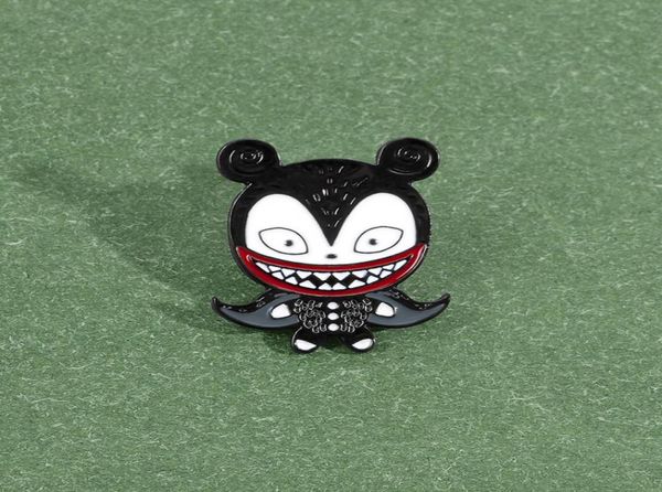 new cartoon punk dark cloak ghost clown big mouth mouse enamel animation character pin child denim clothes lapel pendant jewelry g1187287, Blue
new cartoon punk dark cloak ghost clown big mouth mouse enamel animation character pin child denim clothes lapel pendant jewelry g1187287, Blue