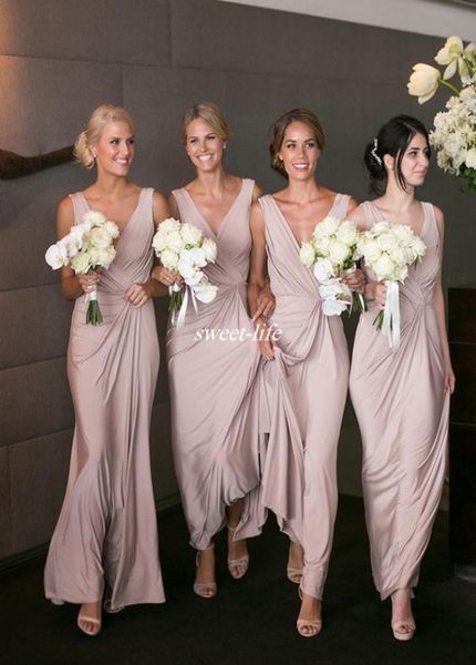 2021 bridesmaid dresses sheath vneck pleated floor length wedding guest dress beach party maid of honor gowns5740693, White;pink
2021 bridesmaid dresses sheath vneck pleated floor length wedding guest dress beach party maid of honor gowns5740693, White;pink