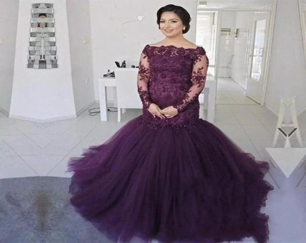 purple evening gowns mermaid off shoulder long sleeve sweep train prom dresses with lace beads tulle formal party prom gowns dh4187442716, Black;red
purple evening gowns mermaid off shoulder long sleeve sweep train prom dresses with lace beads tulle formal party prom gowns dh4187442716, Black;red