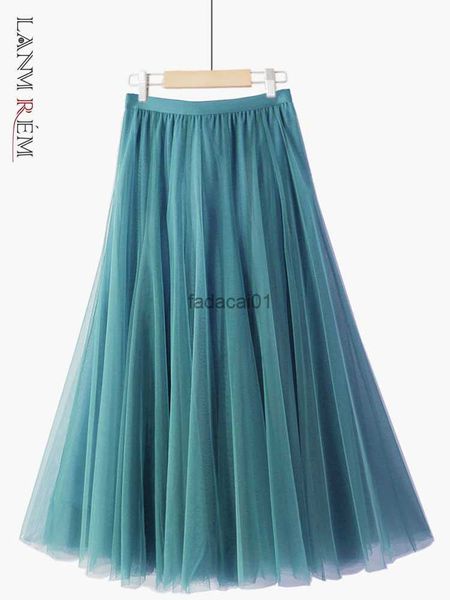lanmrem solid color mesh midi folds skirt women slim fit elastic high waist loose female fashion clothing 2023 summer 2i593 l230621, Black
lanmrem solid color mesh midi folds skirt women slim fit elastic high waist loose female fashion clothing 2023 summer 2i593 l230621, Black