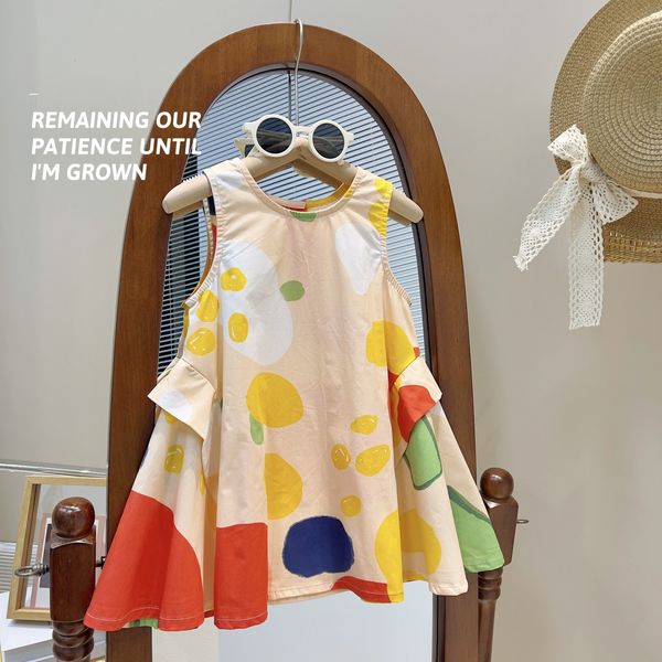 clothing sets girls summer casual dress sleeveless coloful vacation vestidos para casamento convidados 230630, White
clothing sets girls summer casual dress sleeveless coloful vacation vestidos para casamento convidados 230630, White