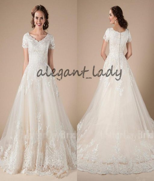 aline lace tulle vintage modest wedding dresses with short sleeves appliques formal country western wedding dresses temple bridal5976372, White
aline lace tulle vintage modest wedding dresses with short sleeves appliques formal country western wedding dresses temple bridal5976372, White