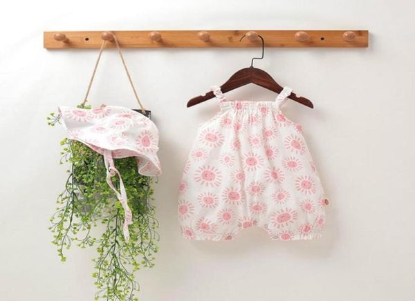 summer baby clothes girl romper 2pcs sets cute cool sun print loose sleeveless strap rompershat born onesie 624m jumpsuits1051193, Blue
summer baby clothes girl romper 2pcs sets cute cool sun print loose sleeveless strap rompershat born onesie 624m jumpsuits1051193, Blue