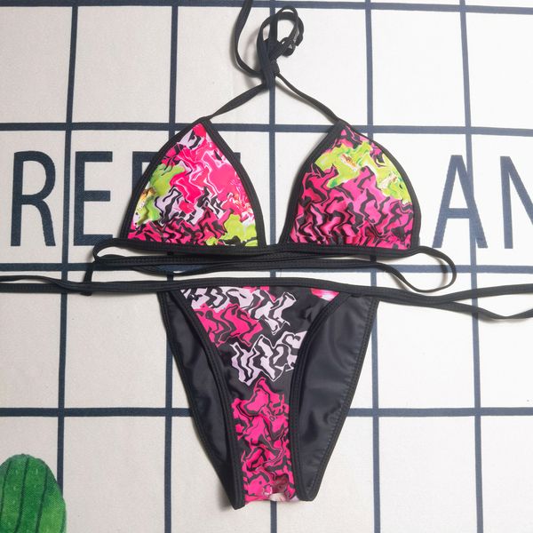 luxury bikini set designer for women summer letter bathing suit low waist halter push up fashion sports swimwear two-piece beachwear, White;black
luxury bikini set designer for women summer letter bathing suit low waist halter push up fashion sports swimwear two-piece beachwear, White;black