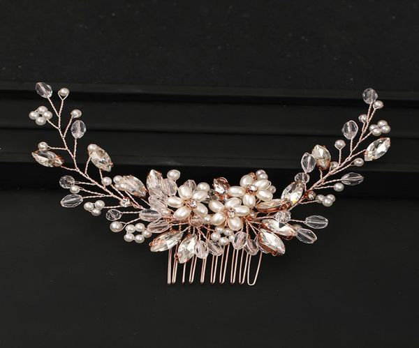 rose gold wedding bridal hair jewelry for party women handmade tiara headpiece pearls crystal hair combs hairbands5855466, Slivery;golden
rose gold wedding bridal hair jewelry for party women handmade tiara headpiece pearls crystal hair combs hairbands5855466, Slivery;golden