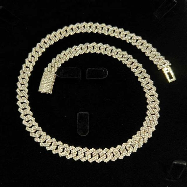 10mm bling rhinestone golden finish miami cuban link chain couple necklace men's hip hop necklace jewelry woman punk necklace, Silver
10mm bling rhinestone golden finish miami cuban link chain couple necklace men's hip hop necklace jewelry woman punk necklace, Silver