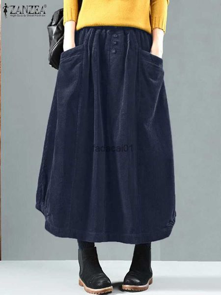 zanzea a line skirts women autumn fashion corduroy vintage loose solid skirt casual elastic waist jupe faldas saias oversized l230621, Black
zanzea a line skirts women autumn fashion corduroy vintage loose solid skirt casual elastic waist jupe faldas saias oversized l230621, Black