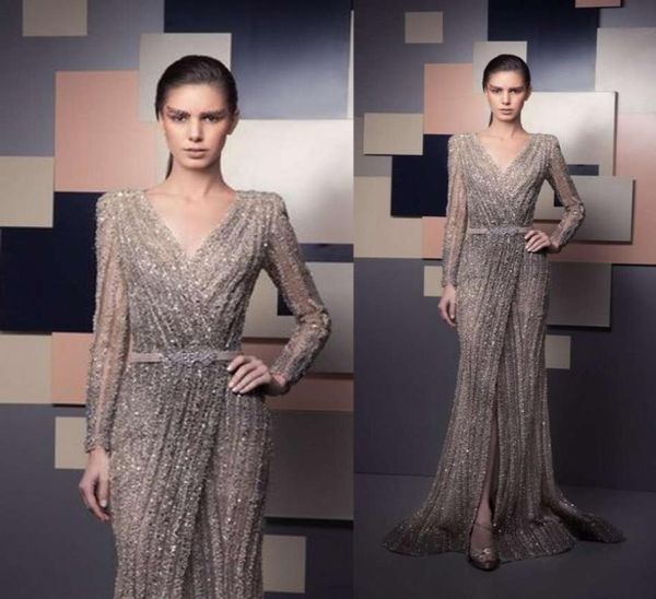 ziad nakad latest evening dresses deep v neck lace sequins long sleeve prom gowns custom made luxurious sheath formal party d4104098, Black;red
ziad nakad latest evening dresses deep v neck lace sequins long sleeve prom gowns custom made luxurious sheath formal party d4104098, Black;red