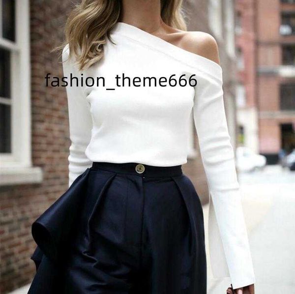 women's t-shirt white female sweatshirt off shoulder slash neck split long sleeve womens t-shirts korean clothes
women's t-shirt white female sweatshirt off shoulder slash neck split long sleeve womens t-shirts korean clothes