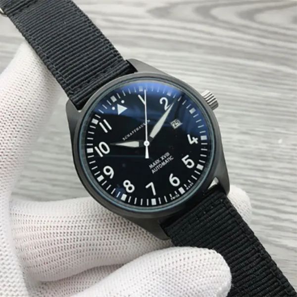2023 luxury news men's watches automatic mechanical stainless steel black leather simple 41mm pilots watch mark xviii outdoor, Slivery;brown
2023 luxury news men's watches automatic mechanical stainless steel black leather simple 41mm pilots watch mark xviii outdoor, Slivery;brown