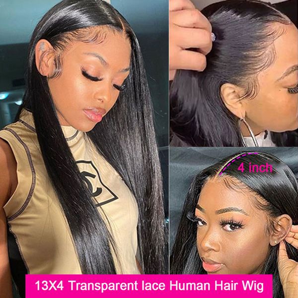 13x4 straight lace front wig for women human hair wig 26inch brazlian lace closure wig pre pluck remy straight lace frontal wig, Black;brown
13x4 straight lace front wig for women human hair wig 26inch brazlian lace closure wig pre pluck remy straight lace frontal wig, Black;brown