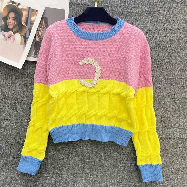knit sweater designer woman clothes autumn winter new twist knitting pullover sweater fashion color blocking long-sleeved sweaters womens, White;black
knit sweater designer woman clothes autumn winter new twist knitting pullover sweater fashion color blocking long-sleeved sweaters womens, White;black