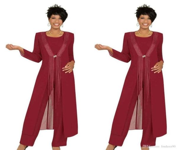 2019 three piece crimson mother of the bride pant suits with jacket chiffon custom made long sleeve wedding guest dress outfit7680775, Black;red
2019 three piece crimson mother of the bride pant suits with jacket chiffon custom made long sleeve wedding guest dress outfit7680775, Black;red