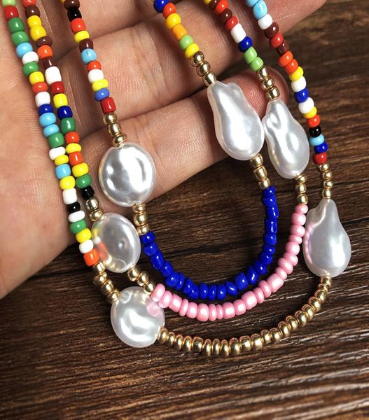 beach holiday national style contrast color rice pearl necklace female personality multilayer special shape pearl handmade string5432069, Silver
beach holiday national style contrast color rice pearl necklace female personality multilayer special shape pearl handmade string5432069, Silver