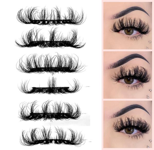 3d 25mm 100 mink eyelashes russian curl fluffy lashes dramatic messy long false eyelashes makeup3641332