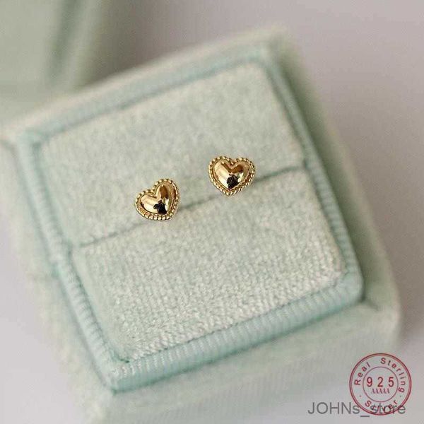 stud 925 sterling silver 14k gold stud earrings cute cake side heart earrings simple student jewelry r230630, Golden;silver
stud 925 sterling silver 14k gold stud earrings cute cake side heart earrings simple student jewelry r230630, Golden;silver