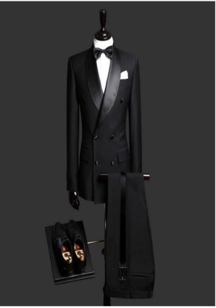 black doublebreasted shawl lapel jacketpantstie groom tuxedos groomsmen man suit mens wedding suits bridegroom7188273, Black;gray
black doublebreasted shawl lapel jacketpantstie groom tuxedos groomsmen man suit mens wedding suits bridegroom7188273, Black;gray