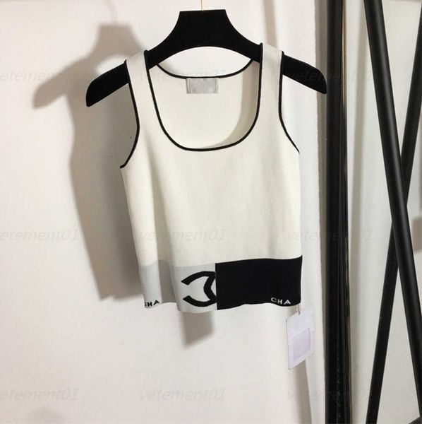summer women tank rs black and white color blocking small incense logo jacquard hundred with slimming knit undershirt designer swim 0607
summer women tank rs black and white color blocking small incense logo jacquard hundred with slimming knit undershirt designer swim 0607