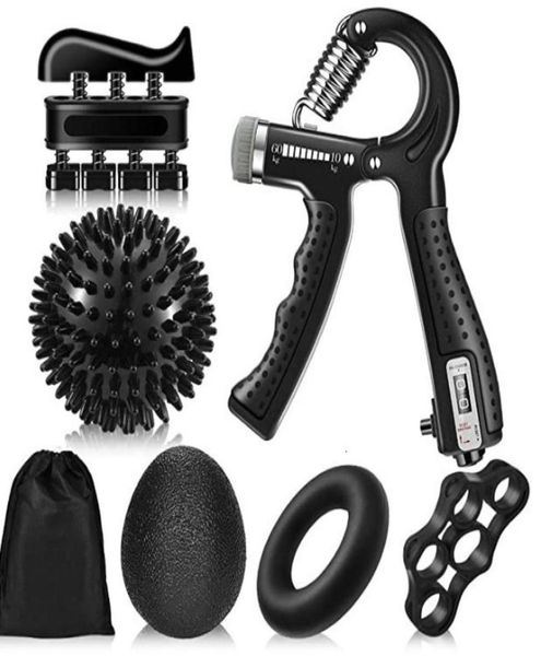 hand grips gym fitness adjustable count grip set finger forearm strength muscle recovery gripper exerciser trainer ball decompress8410446
hand grips gym fitness adjustable count grip set finger forearm strength muscle recovery gripper exerciser trainer ball decompress8410446