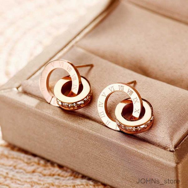 stud diamond-inlaid double-ring rose gold titanium steel earrings for women fashion earring daily birthday party jewelry gifts r230630, Golden;silver
stud diamond-inlaid double-ring rose gold titanium steel earrings for women fashion earring daily birthday party jewelry gifts r230630, Golden;silver