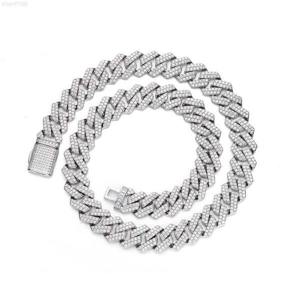 pass diamond tester gra moissanite diamond 10-20mm wide 2rows 925 solid silver cuban link chain for rapper hip hop necklace 
pass diamond tester gra moissanite diamond 10-20mm wide 2rows 925 solid silver cuban link chain for rapper hip hop necklace