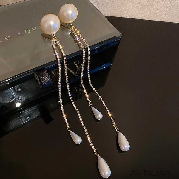 stud zircon pearl ultra-long exaggerated earrings for women fashion earring birthday party jewelry gifts r230630, Golden;silver
stud zircon pearl ultra-long exaggerated earrings for women fashion earring birthday party jewelry gifts r230630, Golden;silver