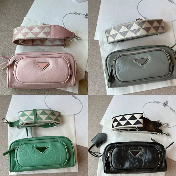 pleated leather triangle snaps bag women designer cameras crossbody purse fashion shoulder bags retro oil wax leather pillow bag with wide c
pleated leather triangle snaps bag women designer cameras crossbody purse fashion shoulder bags retro oil wax leather pillow bag with wide c