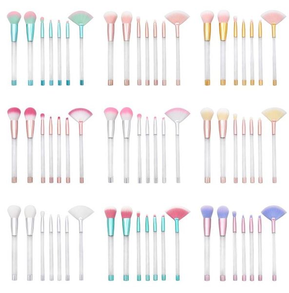 makeup brushes set 7pcs empty clear handle 10 colors diy glitter pvc cosmetic bag hollow beauty make up tool mixed color6478794
makeup brushes set 7pcs empty clear handle 10 colors diy glitter pvc cosmetic bag hollow beauty make up tool mixed color6478794