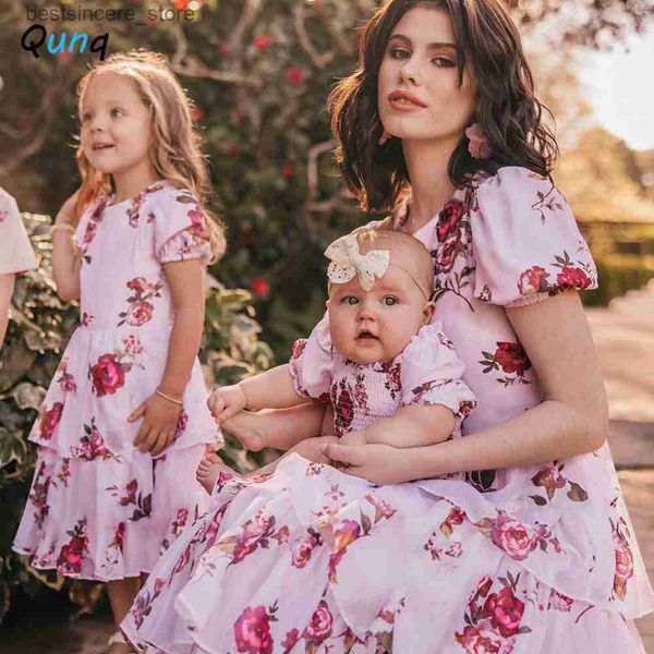 qunq spring summer new parent-child outfit o-neck short sleeve large wavy casual princess dress mother daughter matching clothes l230522, Blue
qunq spring summer new parent-child outfit o-neck short sleeve large wavy casual princess dress mother daughter matching clothes l230522, Blue
