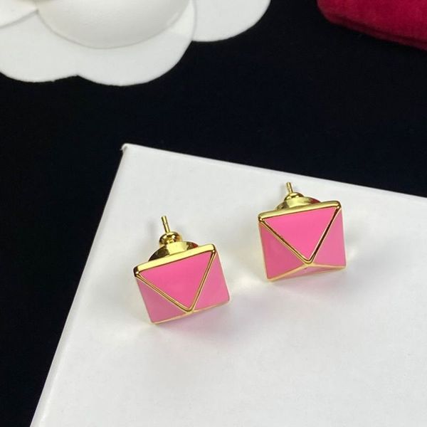 women designer stud earrings gold color drop pink oil trendy brass luxury earring wholesale, Golden;silver
women designer stud earrings gold color drop pink oil trendy brass luxury earring wholesale, Golden;silver