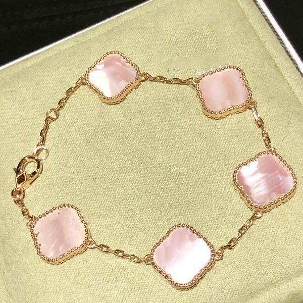 fashion classic necklace jewelry 4 four leaf clover charm pale pink colour with diamonds designer necklaces bracelet earring chirstmas thank, Silver
fashion classic necklace jewelry 4 four leaf clover charm pale pink colour with diamonds designer necklaces bracelet earring chirstmas thank, Silver