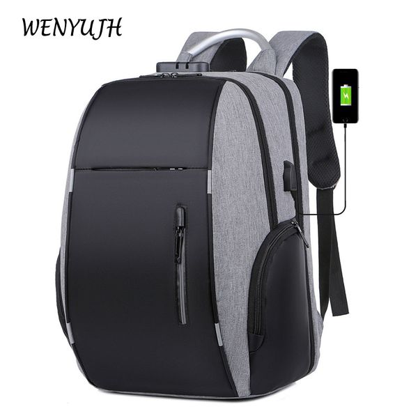 school bags men backpacks anti theft 22l usb charging travel backpack 15 6 inch lapmale waterproof outdoor sport 230629
school bags men backpacks anti theft 22l usb charging travel backpack 15 6 inch lapmale waterproof outdoor sport 230629