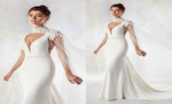 eddy k bridal jackets custom made high collar lace appliqued wedding cape shawls women long wraps for formal dresses6097021, White
eddy k bridal jackets custom made high collar lace appliqued wedding cape shawls women long wraps for formal dresses6097021, White