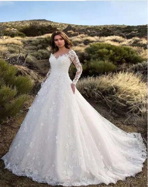 beach style a line long sleeve wedding dresses sweep train gowns white lace low back model bridal8126804
beach style a line long sleeve wedding dresses sweep train gowns white lace low back model bridal8126804