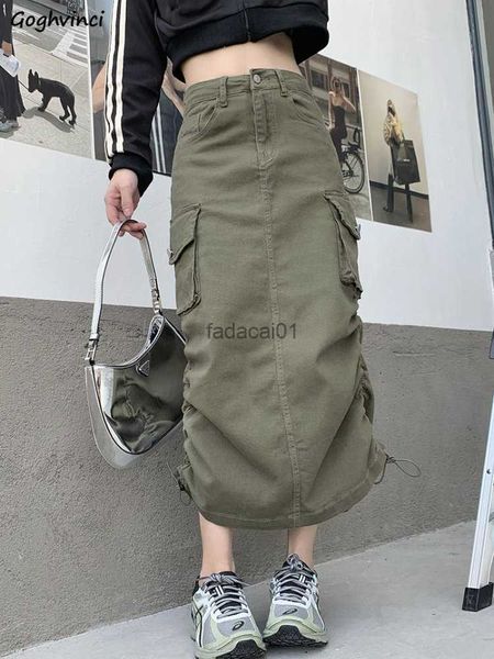 safari style high waist midi skirts women leisure simple denim shirring design behindslit streetwear y2k spring allmatch falda l230621, Black
safari style high waist midi skirts women leisure simple denim shirring design behindslit streetwear y2k spring allmatch falda l230621, Black