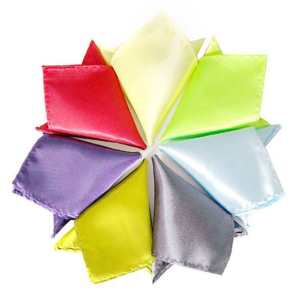 23*23cm solid color satin pocket square handkerchiefs for men wedding business office suit decor fashion accessories
23*23cm solid color satin pocket square handkerchiefs for men wedding business office suit decor fashion accessories