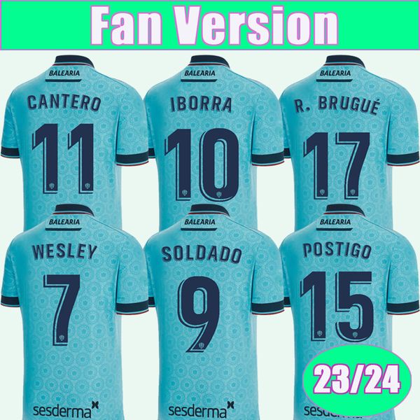 23 24 iborra soldado mens soccer jerseys cantero pepe p. martinez wesley wesley 3rd blue football shirts uniforms, Black;yellow
23 24 iborra soldado mens soccer jerseys cantero pepe p. martinez wesley wesley 3rd blue football shirts uniforms, Black;yellow