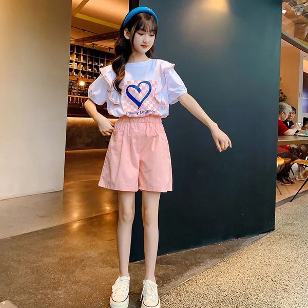 clothing sets summer suit for girls 2023 baby short sleeve t shirt loose shorts two piece set children cute 4 6 8 10 12 230630, White
clothing sets summer suit for girls 2023 baby short sleeve t shirt loose shorts two piece set children cute 4 6 8 10 12 230630, White