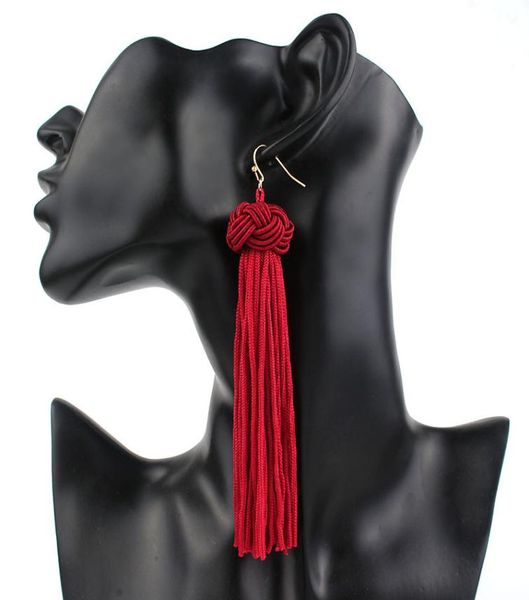 bohemian handmade woven long earrings fashion chinese knot tassle earrings for women party wedding jewelry gift3649114, Silver
bohemian handmade woven long earrings fashion chinese knot tassle earrings for women party wedding jewelry gift3649114, Silver