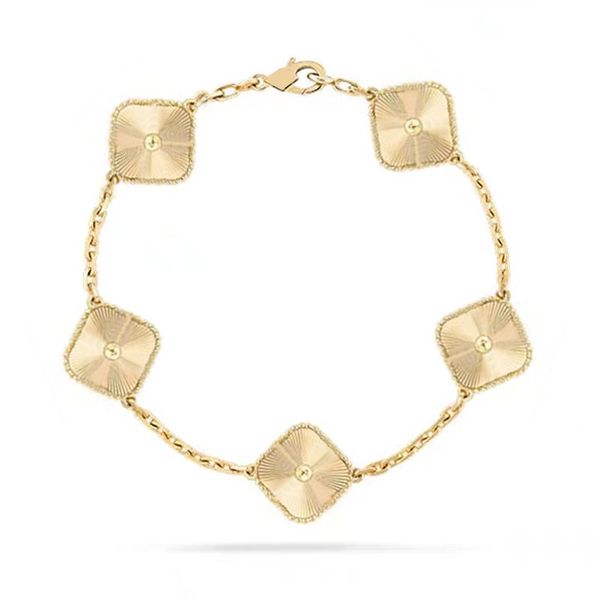 van clover bracelet luxury laser fourleaf clover bracelet 18k goldplated silver malachite onyx never tarnish self tennis bracelet, Golden;silver
van clover bracelet luxury laser fourleaf clover bracelet 18k goldplated silver malachite onyx never tarnish self tennis bracelet, Golden;silver