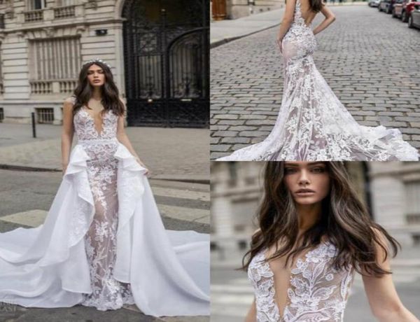 julie vino 2019 mermaid lace wedding dress with overskirts v neck backless bridal gowns custom vestido de noviaappliqued wedding g7394909, White
julie vino 2019 mermaid lace wedding dress with overskirts v neck backless bridal gowns custom vestido de noviaappliqued wedding g7394909, White